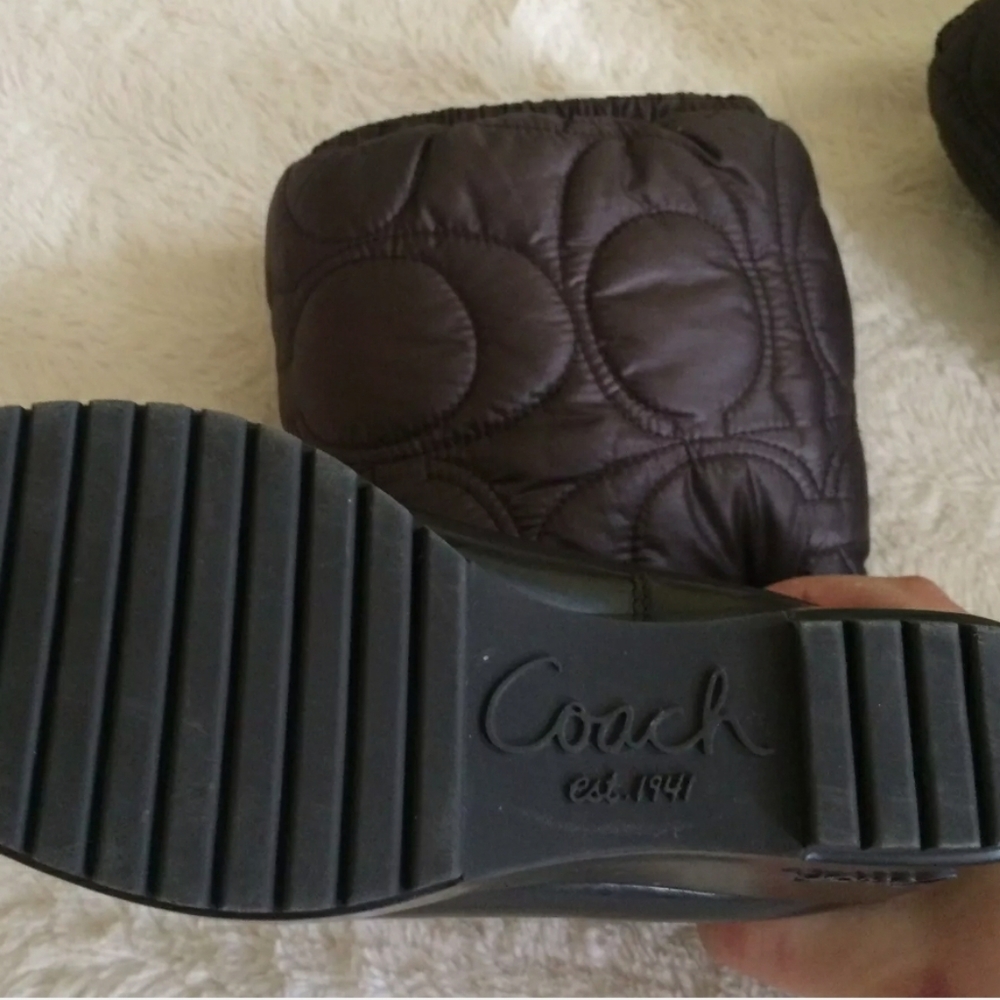 Coach Cantina Quilted winter Boots - Picture 5 of 10